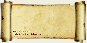 Janko Jazački vizit kartica